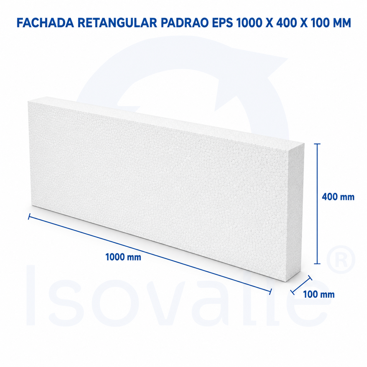 Moldura Fachada 1000x400x100mm